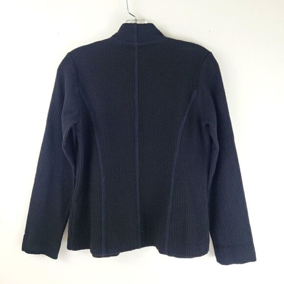 EILEEN FISHER waffle knit open cardigan - Picture 5 of 7
